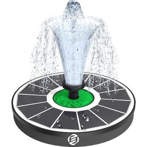 Equivera Solarfontein - Solar fontein - Fontein zonne energie - Vijverpomp - Vijver pomp - Solar fontein op zonne energie
