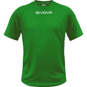 Givova sportshirt One kleur groen maat 3XS