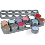 Grimas Schmink - Schminkpalet, 12x15 ml, diverse kleuren