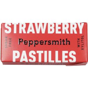 Peppersmith aardbei pastilles 15g