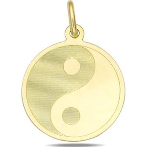Juwelier Zwartevalk 9 karaat gouden yin en yang hanger - 14.272