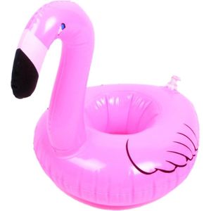 2x Opblaasbare Flamingo Bekerhouder - Opblaasbaar Zwembadspeelgoed - Drijvend Dienblad Zwembad