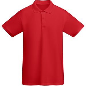 Heren ECO polo 'Prince' merk Roly 210 grm maat XL Rood