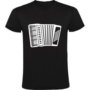 Accordeon Heren T-shirt | muziekinstrument | accordeonist | volksmuziek | jazz | klassiek | muziek