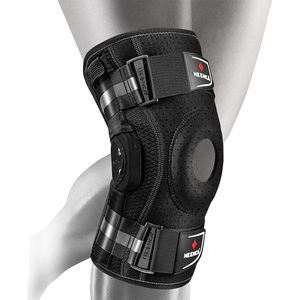 Professionele Kniebrace - Maat 3XL - ROM Kniebrace - Range Of Motion Kniebrace - Scharnier Kniebrace met Zij Stabilisatie - Blessure Kniebrace - Unisex Kniebrace - Verstelbare Kniebrace - Knie Revalidatie Brace - Artrise/Artrose Brace