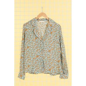 CLASSY GEBLOEMDE BLOUSE - maat S/34