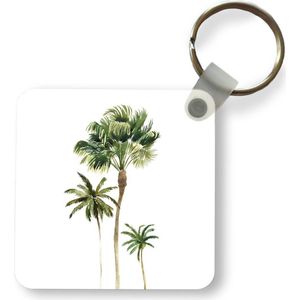 Sleutelhanger - Uitdeelcadeautjes - Jungle - Boom - Groen - Plastic