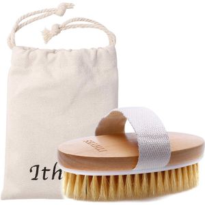 Droge Borstel Scrubborstel - Exfoliatie en Cellulitis Behandeling - Natuurlijke Hars