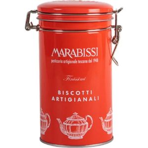 Marabissi Biscotti - Cantucci al cioccolato - cantuccini met chocolade - Italiaanse koekjes - Bewaarblik - Verjaardagskado - Kado - Cadeau