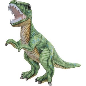 Pluche knuffel dinosaurus T-Rex van 30 cm - Dino speelgoed knuffeldieren
