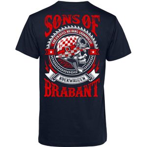 T-shirt Sons Of Brabant | Kerstcadeau | Cadeau voor man | Vaderdag | Navy | maat L