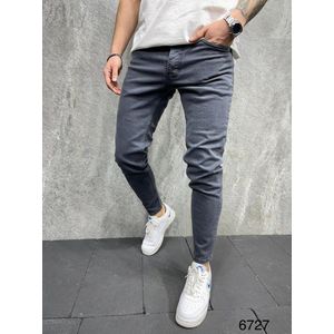 Jeans Mannen Fit Skinny Slim Jeans Mannen Stretch Broek Heren Denim Jeans 2Y PROMUIM |Manen spijkerbroek | Heren jeans - Skinny Fit Jeans voor mannen - Skinny Fit Jeans Jeans voor heren Regular fit Denim W32