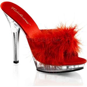 Fabulicious Muiltjes met hak -37 Shoes- LIP-101-8 Rood