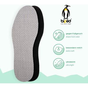 inlegzool voor voeten / optimum cushioning and support - sports shoe insoles \ inlegzolen voor frisse voeten - extra demping 36