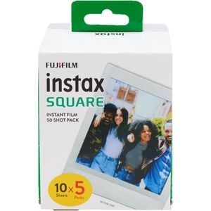 Fujifilm Instax Square Film - Wit kader - 5 x 10 stuks