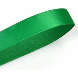 Satijn Lint 10mm (1cm) | Satijnlint | Groen (580) | Luxe Dubbelzijdige Kwaliteit | Rol van 22,85 Meter