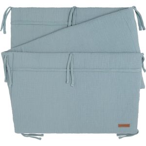 Baby's Only Bedbumper - Bedomrander - Bedomranding baby Breeze - Stonegreen - 180x40 cm - 100% katoen