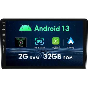 Android 12 Autoradio - 9 Inch Touchscreen - Voor Citroën Berlingo & Peugeot Partner - Carplay & Bluetooth 5.0