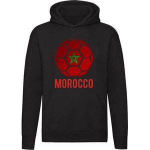 Morocco Football Hoodie - unisex - marokko - marrokaanse vlag - wk - voetbal - trui - sweater