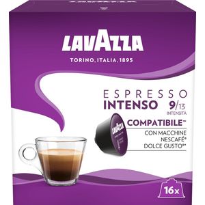 Lavazza Espresso Intenso Capsules - Geschikt voor Dolce Gusto Apparaat - 3 x 16 stuks