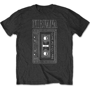 Nirvana Heren Tshirt -M- As You Are Tape Zwart