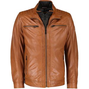 Donders 1860 Leren Jack - Modern Fit - Bruin - 60