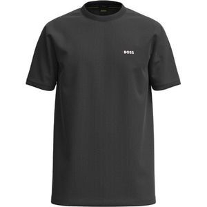 Boss 10256064 T-shirt Met Korte Mouwen Zwart M Man