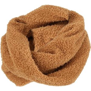Sarlini Snood Fluffy Teddy Colsjaal Camel