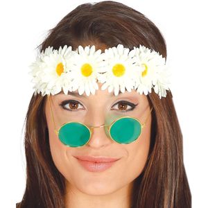 Fiestas Guirca Haarband Flowers Dames Polyester Wit One-size