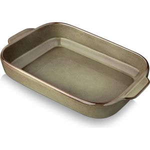 Ovenschaal keramiek handvat antislip 33 cm vierkant 2000 ml Keukenaccessoires