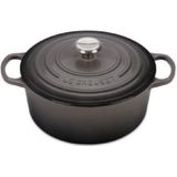 Le Creuset - Signature braadpan rond 26cm Flint