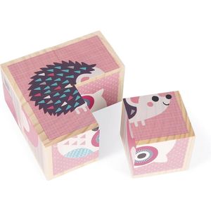 Janod Houten Blokken - Baby Dieren +1jr