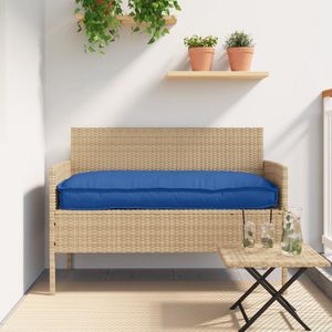 vidaXL - Palletkussen - voor - Bank - Koninklijk - Blauw - 110x40x8 - cm - Oxford - Stof