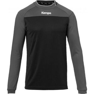 Kempa Prime Longsleeve Zwart-Antraciet Maat S