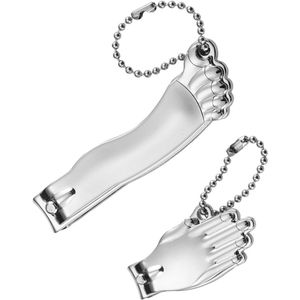 Nagelknipperset - Roestvrij staal - 2 stuks