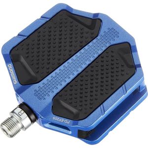 Shimano PD-EF205 Platform pedalen, blauw