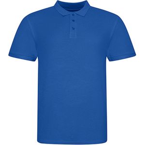 Herenpolo '100' met korte mouwen Royal Blue - M