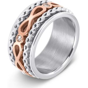 iXXXi Jewelry-Infinite Blend-Bi Color Rosé Goud-Dames Ring