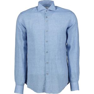 Gentiluomo Overhemd - Slim Fit - Blauw - 38