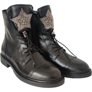 MJUS L81209 Hoge Veterschoen Maat: 40