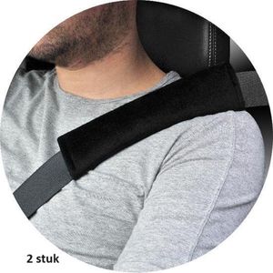 Luxe Auto Gordelhoes Set van 2 I Gordelbeschermer I Gordelkussen I Auto Veiligheid I Safety Belt Cushion Pads I Zwart