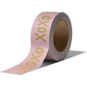 masking tape XOXO kus decoratie washi papier tape 15 mm x 10 m