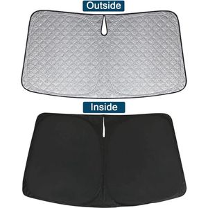 Zonwering voor de voorruit, compatibel met Suzuki Jimny 1998-2018, zonwering voor de voorruit in de auto, opvouwbaar, draagbaar