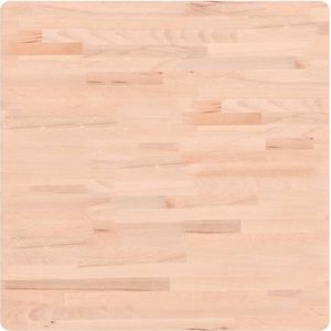 vidaXL - Tafelblad - vierkant - 70x70x2,5 - cm - massief - beukenhout