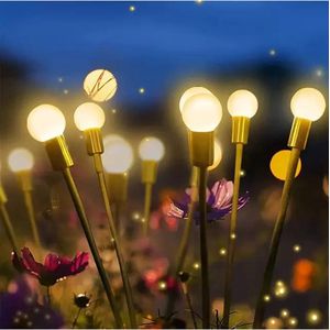 Solar Garden Lights Firefly - Solar Lichtbolletjes - Lichtbollen - Solar Garden Lights - Firefly Lights - Vuurvliegjes - Zonne Energie Lampjes - Led Lampjes - Set van 2! - Waterproof - Bruiloft - Buitenverlichting -