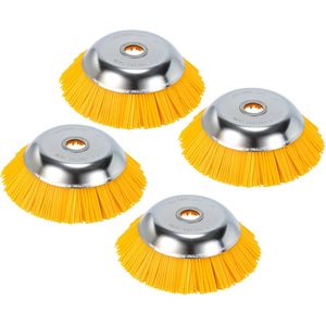 Onkruidborstel 4st Nylon Borstelbijlage 25,4x200mm Nylon Borstel voor Stihl Bosmaaier