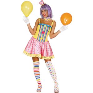 FIESTAS GUIRCA, S.L. - Pastel clownskostuum voor vrouwen - L (40)