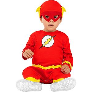 FUNIDELIA Flash kostuum voor baby - 6-12 mnd (69-80 cm) - Rood