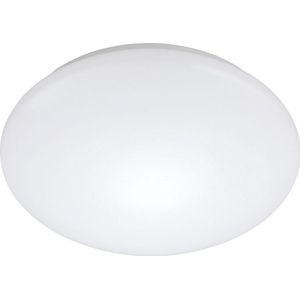 LED Plafondlamp met Bewegingssensor - 24W - Opbouw Rond - Natuurlijk Wit 4200K - 360° - Mat Wit - Aluminium