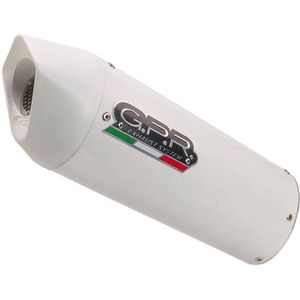 Gpr Exhaust Systems Albus Evo 4 F.b. Mondial Smx 125 Enduro Supermoto 21-22 Gehomologeerde Slip On Uitlaatdemper Wit Homologated